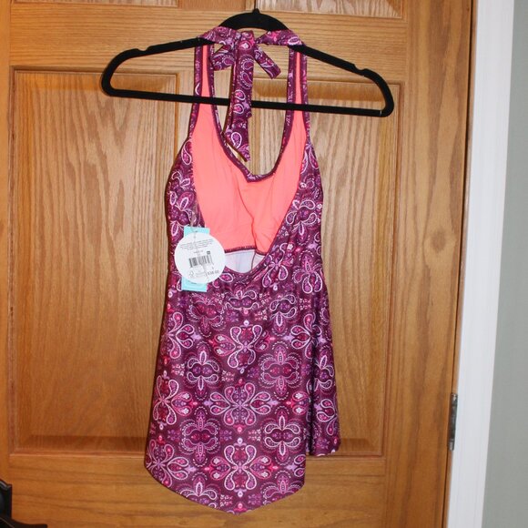 Sol Borne Women's Tankini Tank Top Swim Swimsuit Top - Size Small - NWT - Picture 4 of 6